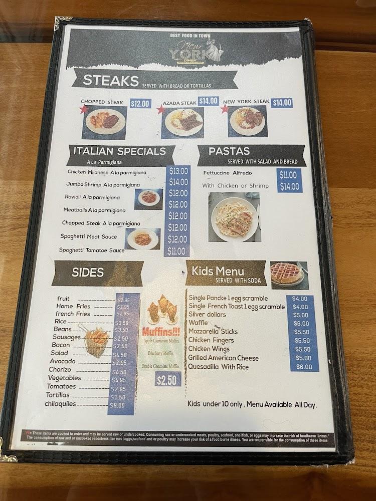 New York Diner Menu image 4
