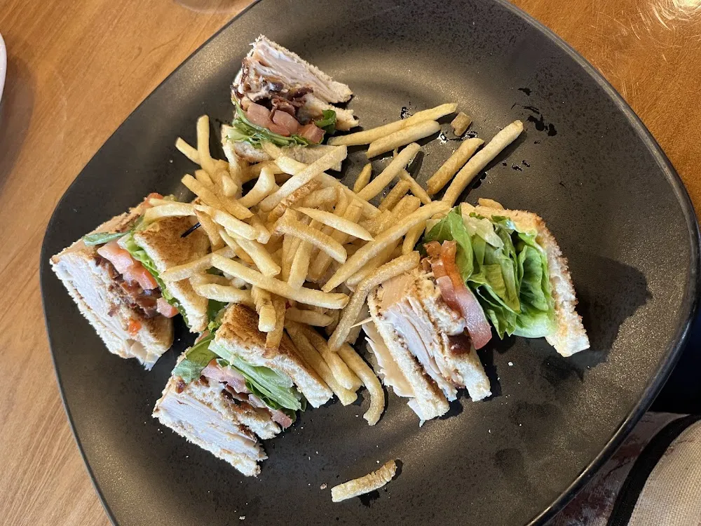 Sliced Turkey Club Sandwich All White Meat